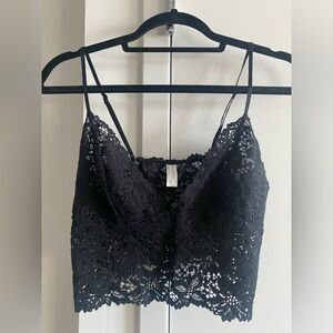 Bras N’ Things black bralette with adjustable straps - size M